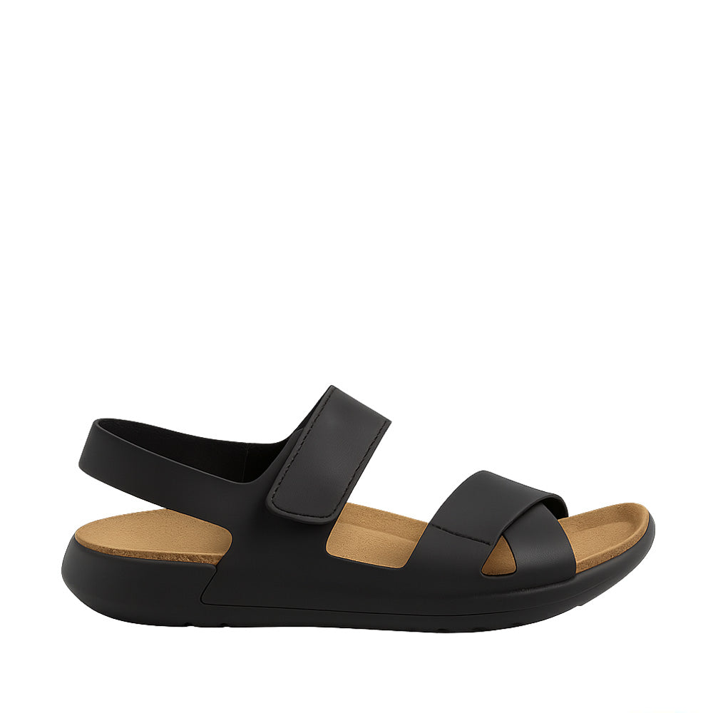 ZIERA YELLOH BLACK - Women Sandals - Collective Shoes 