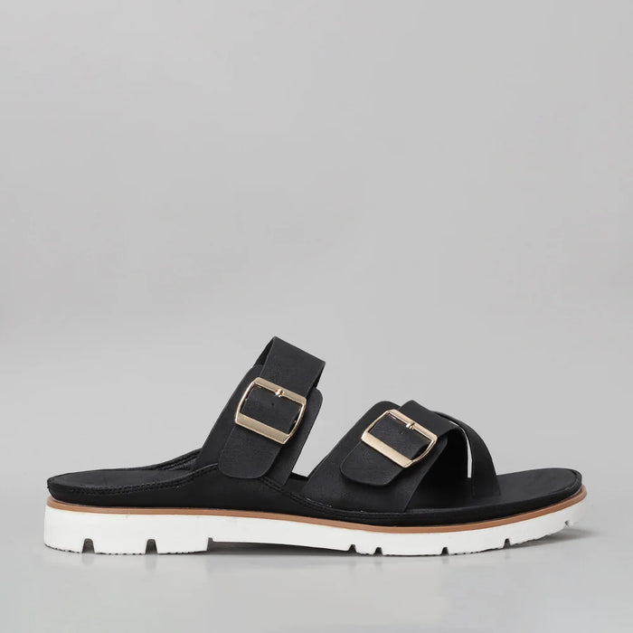 VS TREADS YEN BLACK - Women Flats - Collective Shoes 