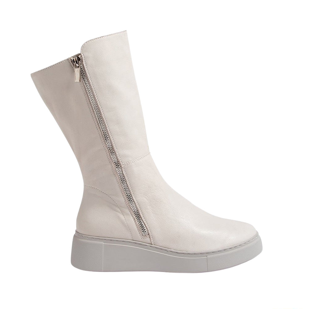 DJANGO & JULIETTE YOGUE IVORY - Women High Boots - Collective Shoes 