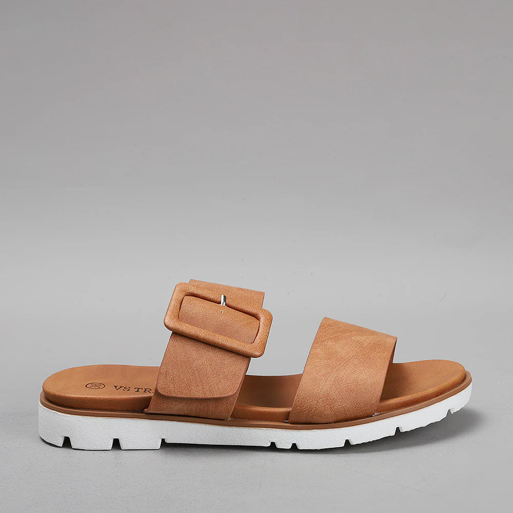 VS TREADS YOMAN TAN - Women Sandals - Collective Shoes 