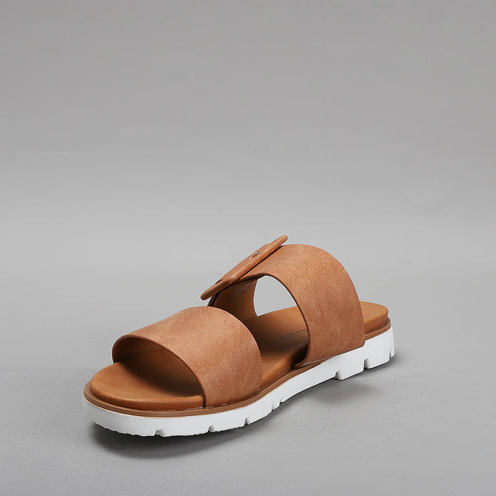 VS TREADS YOMAN TAN - Women Sandals - Collective Shoes 
