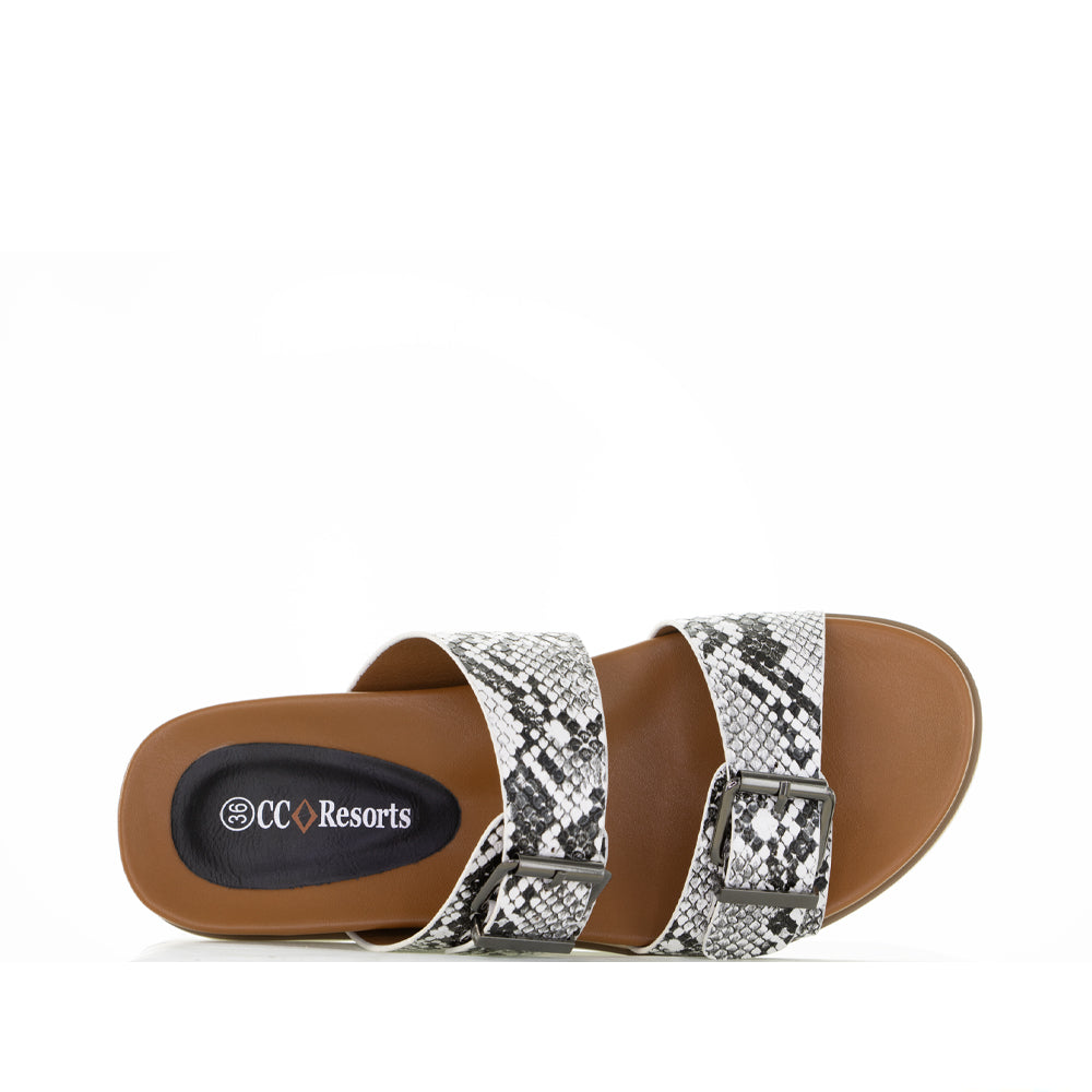 CC RESORTS YUMMY BEIGE - Women Flats - Collective Shoes 