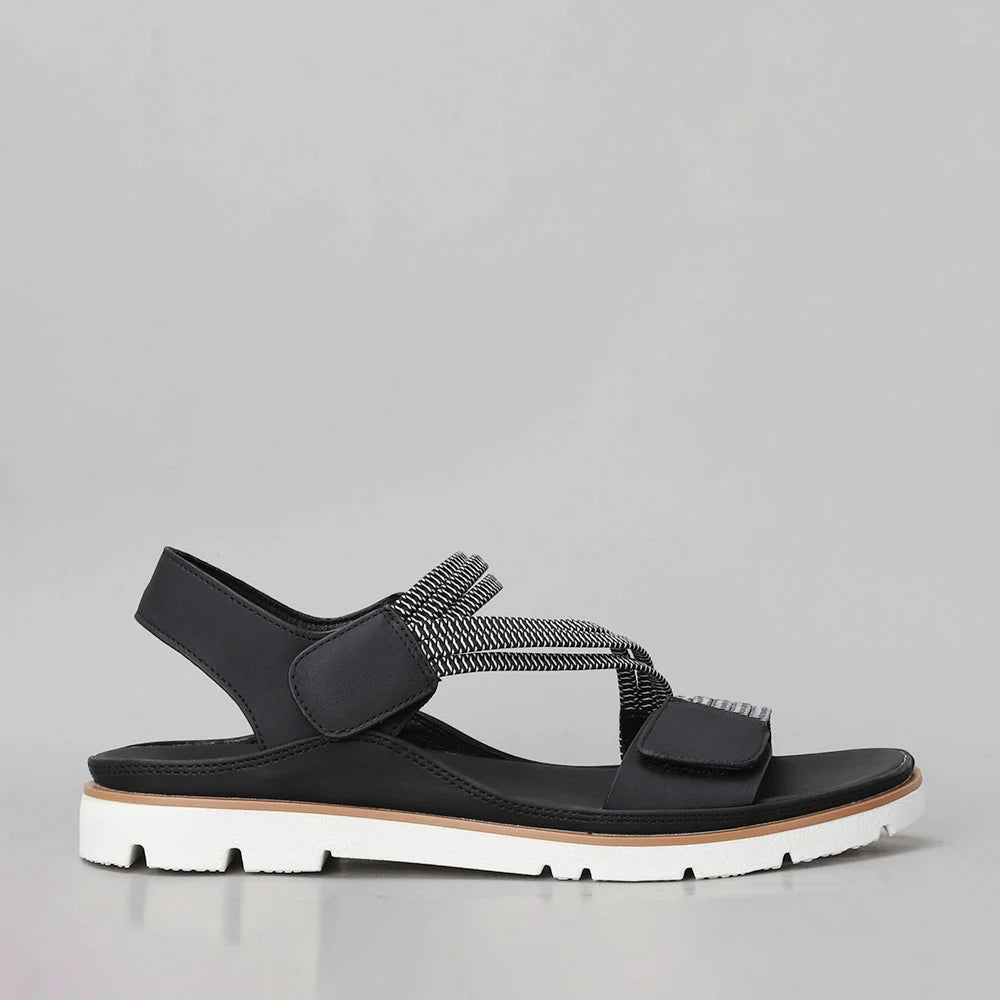 VS TREADS YURRA BLACK - Women Sandals - Collective Shoes 