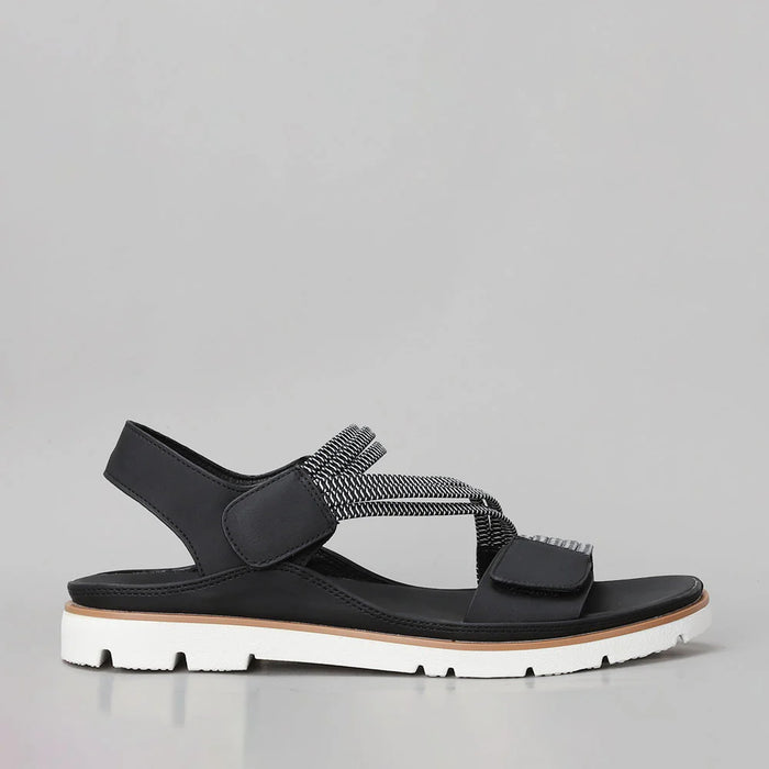 VS TREADS YURRA BLACK - Women Sandals - Collective Shoes 