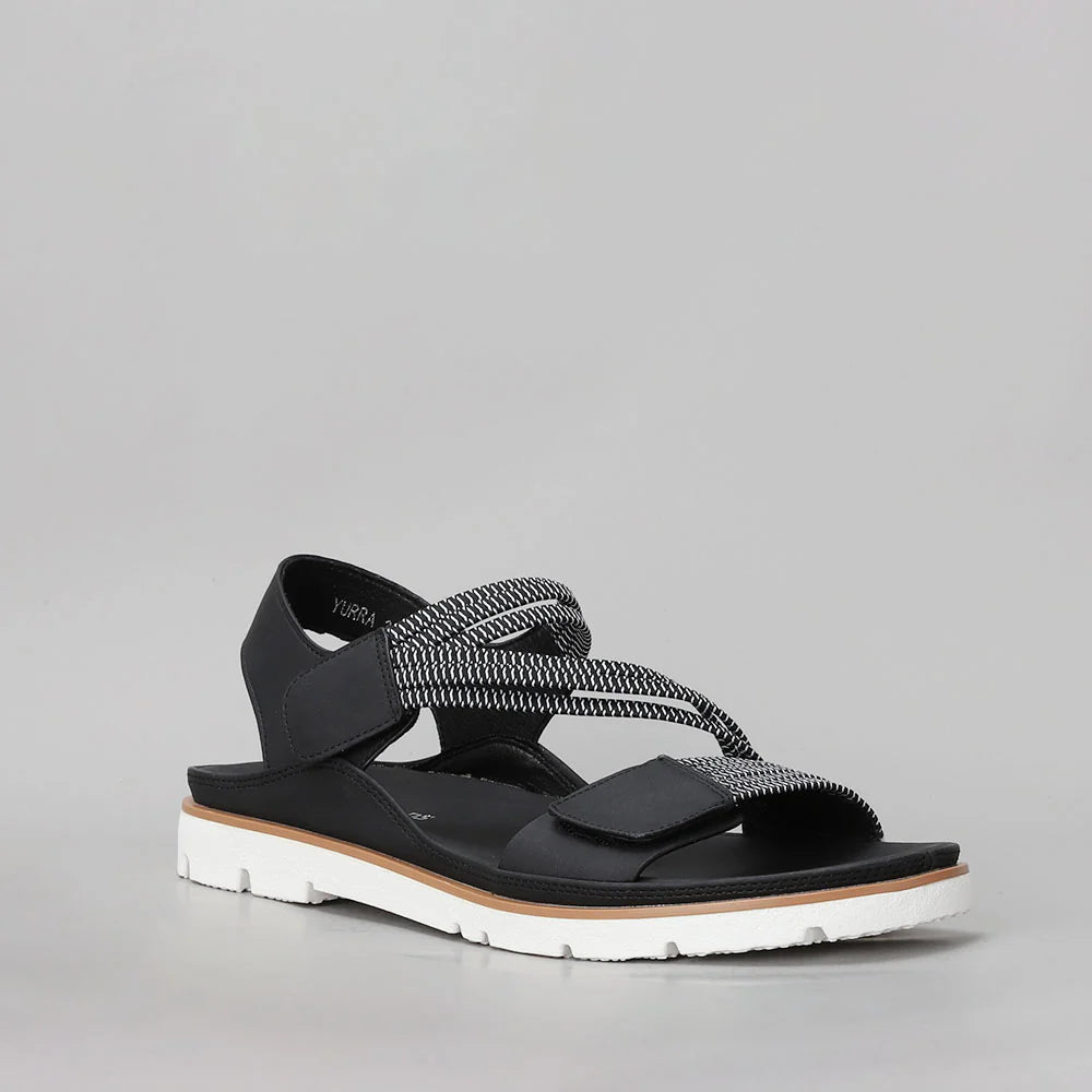 VS TREADS YURRA BLACK - Women Sandals - Collective Shoes 