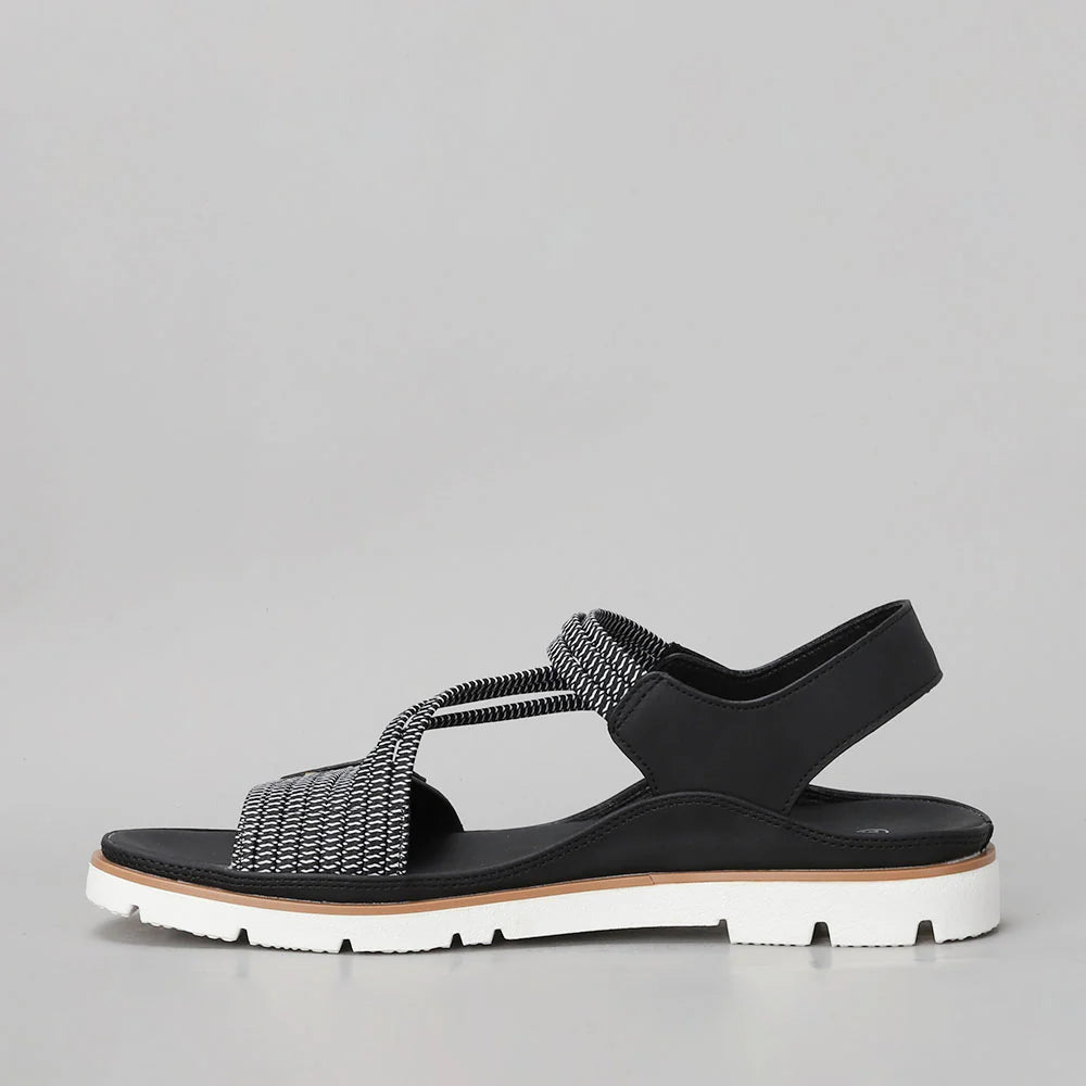 VS TREADS YURRA BLACK - Women Sandals - Collective Shoes 
