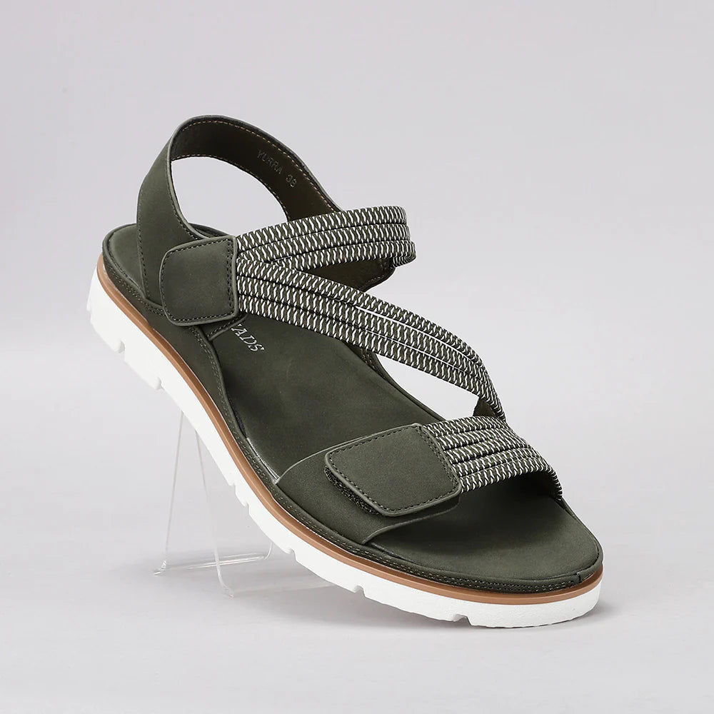 VS TREADS YURRA MILITARY - Women Sandals - Collective Shoes 