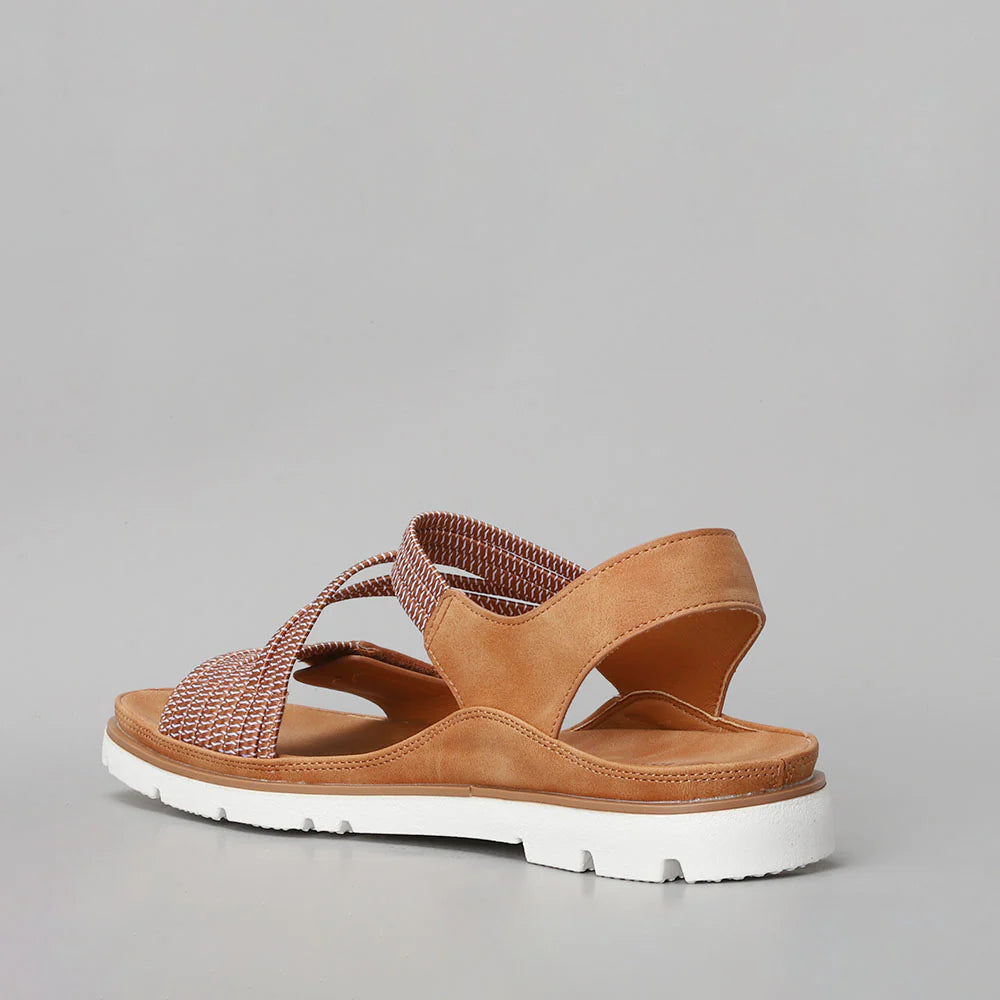 VS TREADS YURRA TAN - Women Sandals - Collective Shoes 