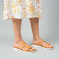 Load image into Gallery viewer, VS TREADS YOMAN TAN - Women Sandals - Collective Shoes 
