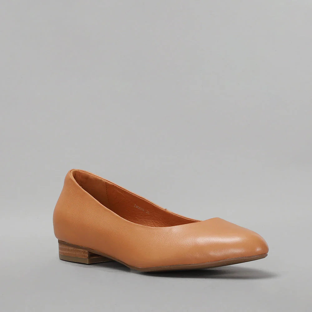 LE SANSA ZABRINA TAN - Women Belle Flats - Collective Shoes 