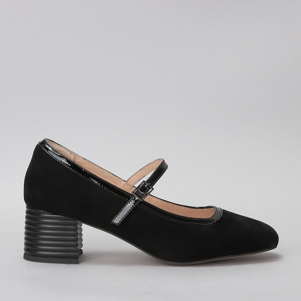 LE SANSA ZAFIRA BLACK - Women Heels - Collective Shoes 