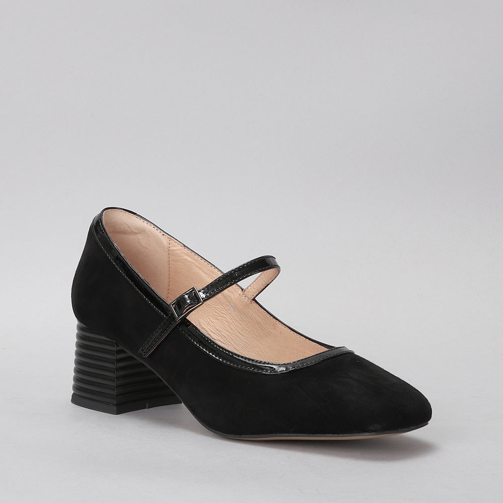 LE SANSA ZAFIRA BLACK - Women Heels - Collective Shoes 