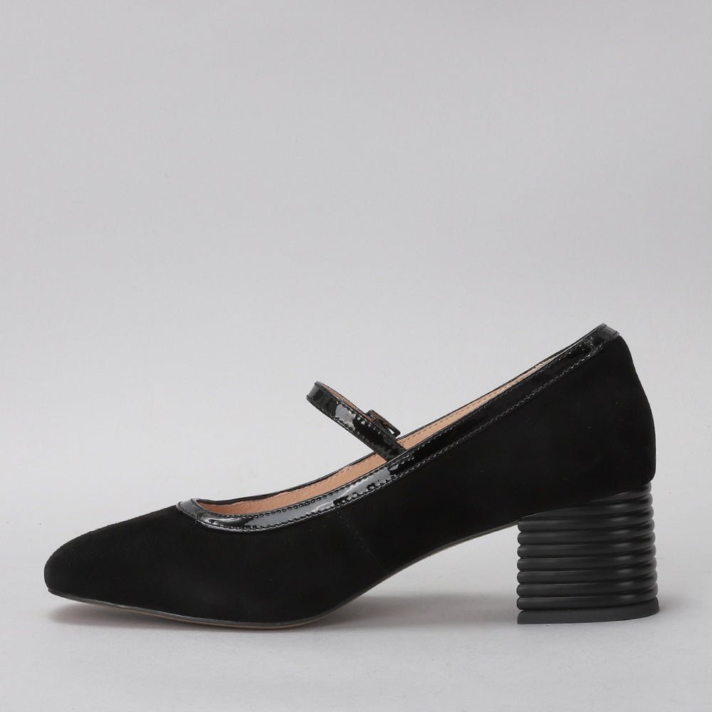 LE SANSA ZAFIRA BLACK - Women Heels - Collective Shoes 