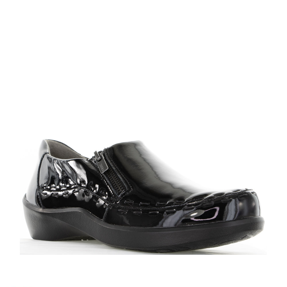 ZIERA ALAYANA BLACK PATENT - Women Casuals - Collective Shoes 
