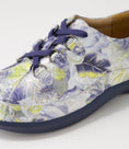 Load image into Gallery viewer, ZIERA ALLSORTS NAVY SILVER FLORAL - Women sneakers - Collective Shoes 
