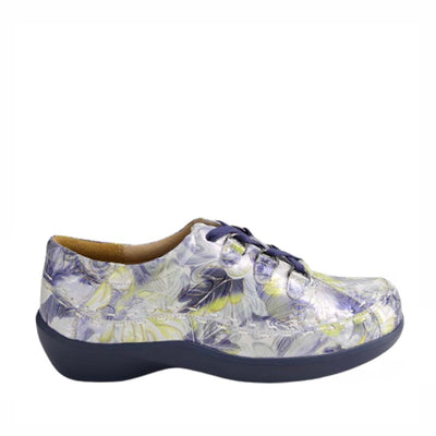 ZIERA ALLSORTS NAVY SILVER FLORAL - Women sneakers - Collective Shoes 