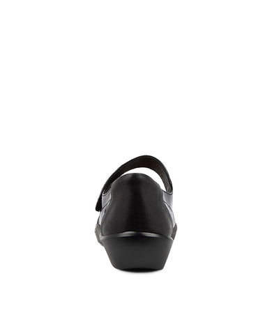 ZIERA ARIEL BLACK PATENT - Women Sandals - Collective Shoes 