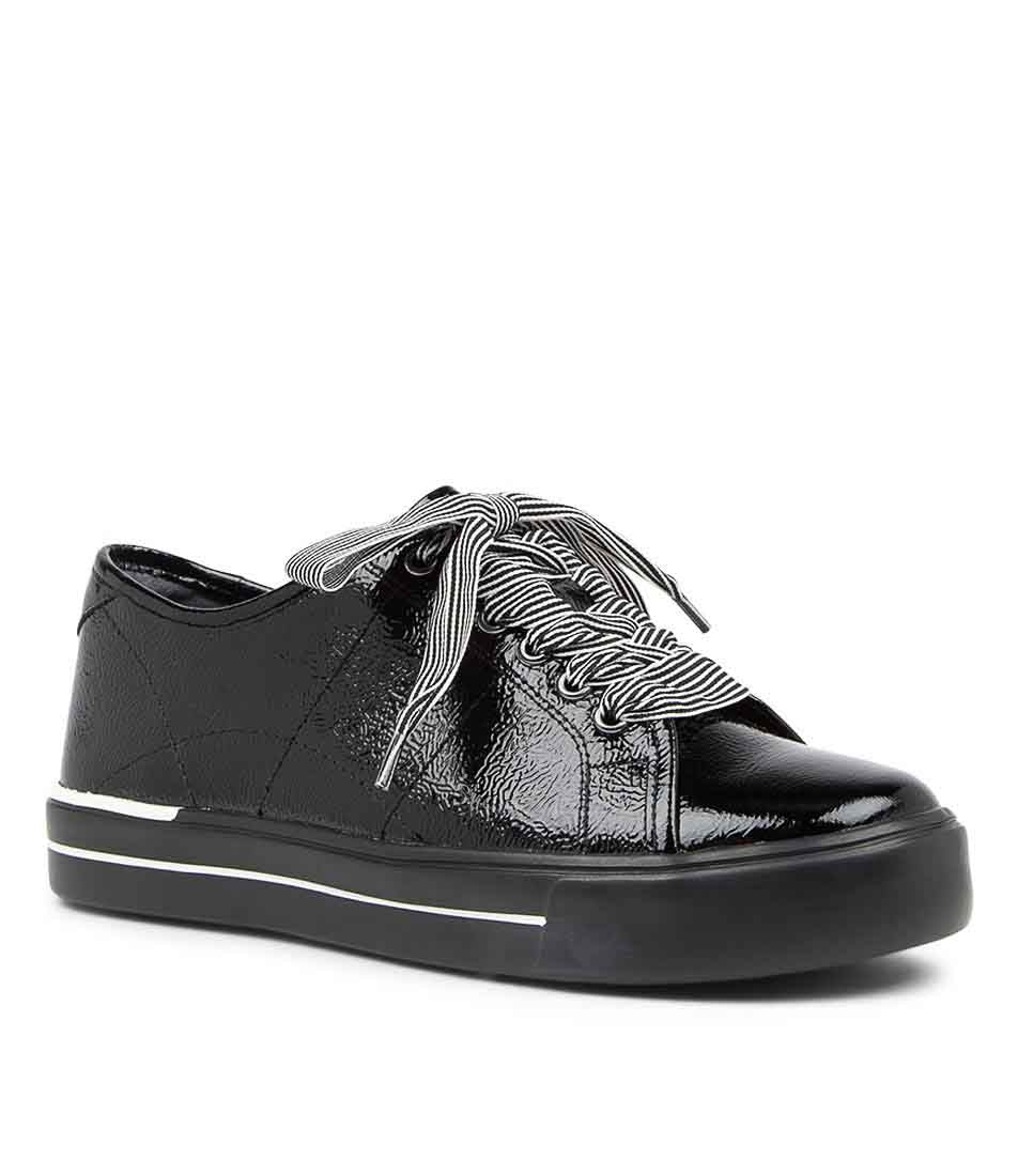 ZIERA ASHLEEN BLACK PATENT - Women sneakers - Collective Shoes 