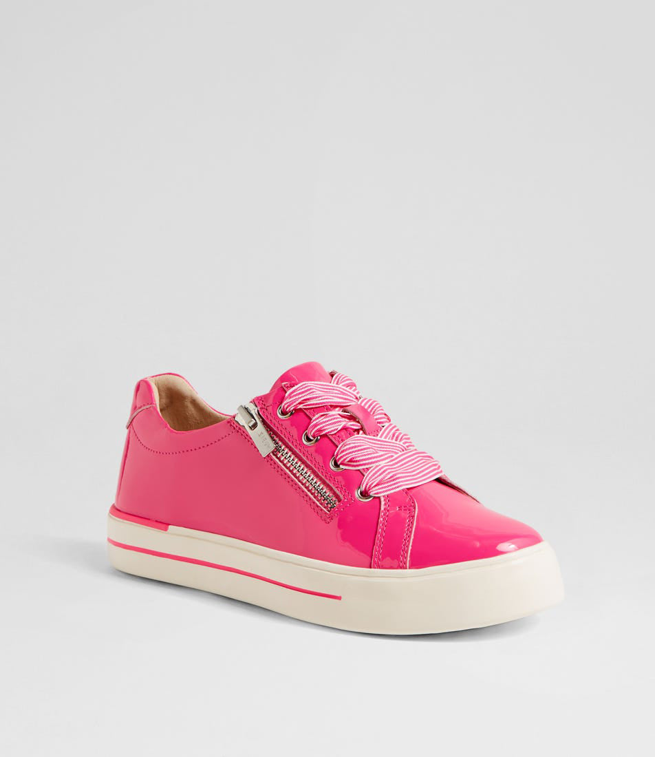 ZIERA AUDRY HOT PINK PATENT - Women sneakers - Collective Shoes 