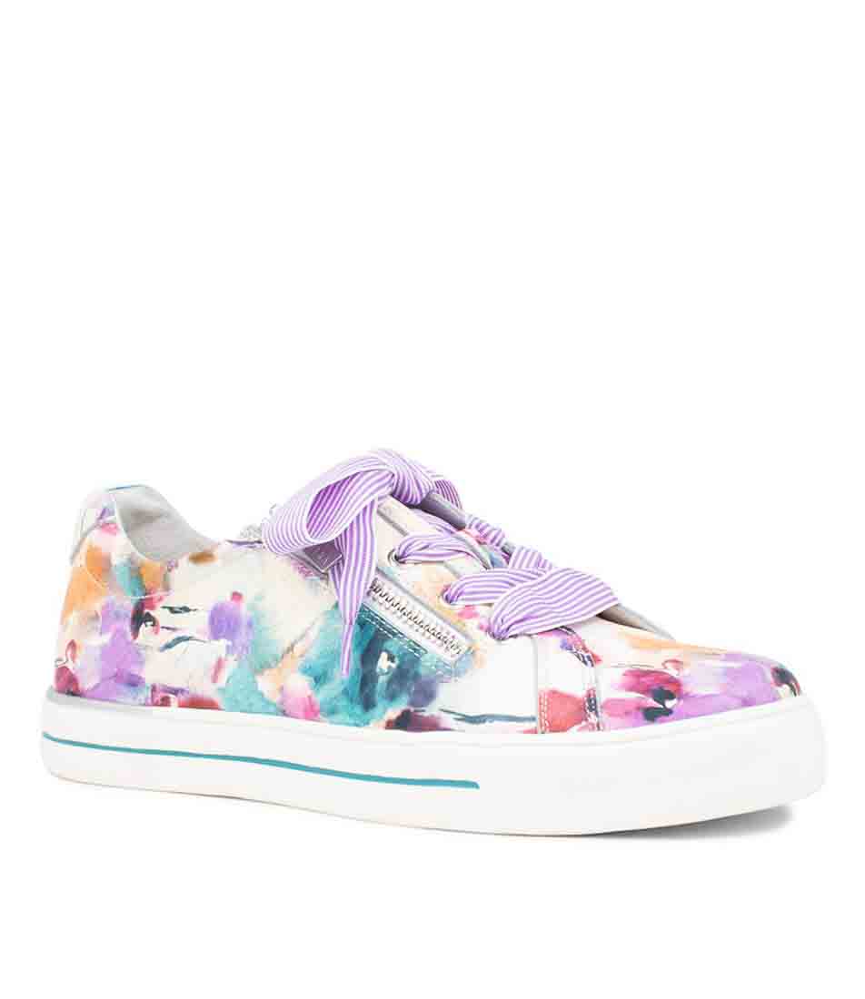 ZIERA AUDRY PANSY FLORAL - Women sneakers - Collective Shoes 