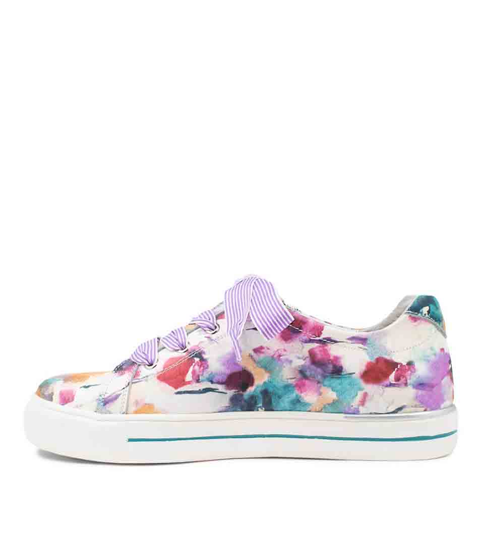 ZIERA AUDRY PANSY FLORAL - Women sneakers - Collective Shoes 