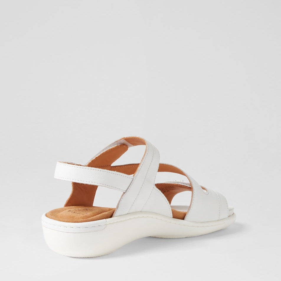 ZIERA BEAUX WHITE - Women Sandals - Collective Shoes 