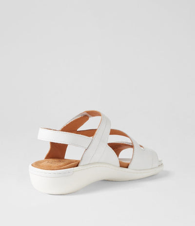 ZIERA BEAUX WHITE - Women Sandals - Collective Shoes 