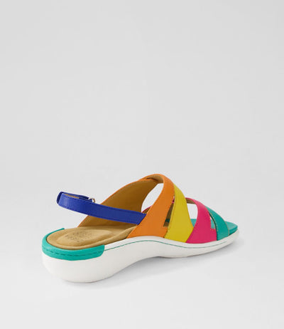 ZIERA BIZZY BRIGHT MULTI - Women Sandals - Collective Shoes 