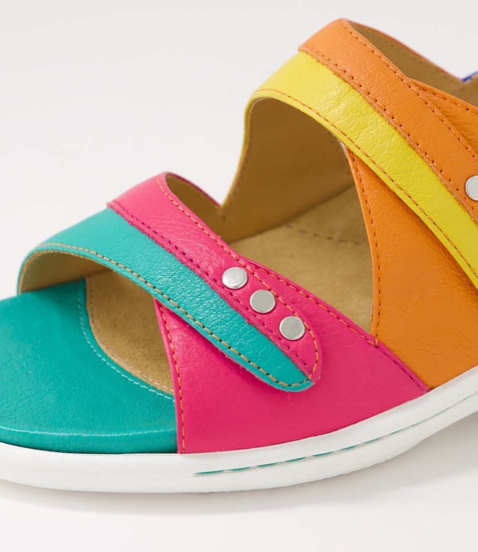 ZIERA BIZZY BRIGHT MULTI - Women Sandals - Collective Shoes 