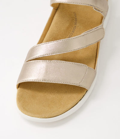 ZIERA BOYDE CHAMPAGNE - Women Sandals - Collective Shoes 