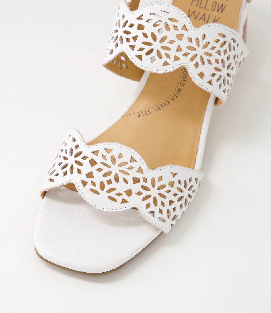 ZIERA CRISSTO WHITE - Women Sandals - Collective Shoes 
