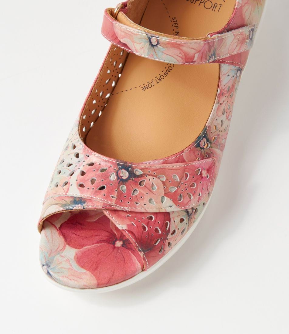 Shop Ziera Daffodil Melon Flower Women Orthotic Sandals | Collective Shoes NZ