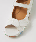 Load image into Gallery viewer, ZIERA DISCO WHITE BRIGHT FLORAL - Women Sandals - Collective Shoes 
