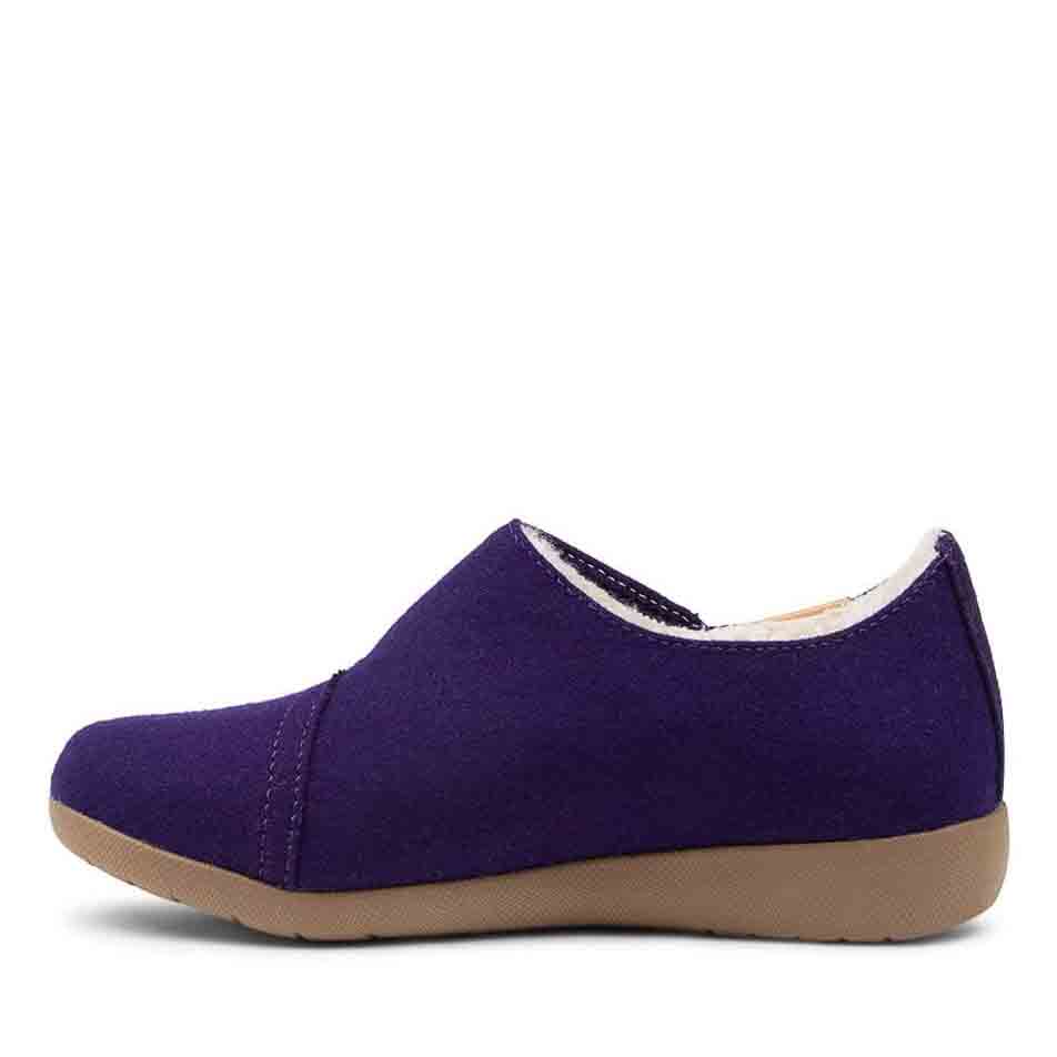 ZIERA FLISS PURPLE - Women Slip On - Collective Shoes 