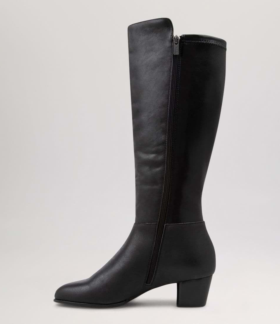ZIERA GENTRYS BLACK - Women High Boots - Collective Shoes 
