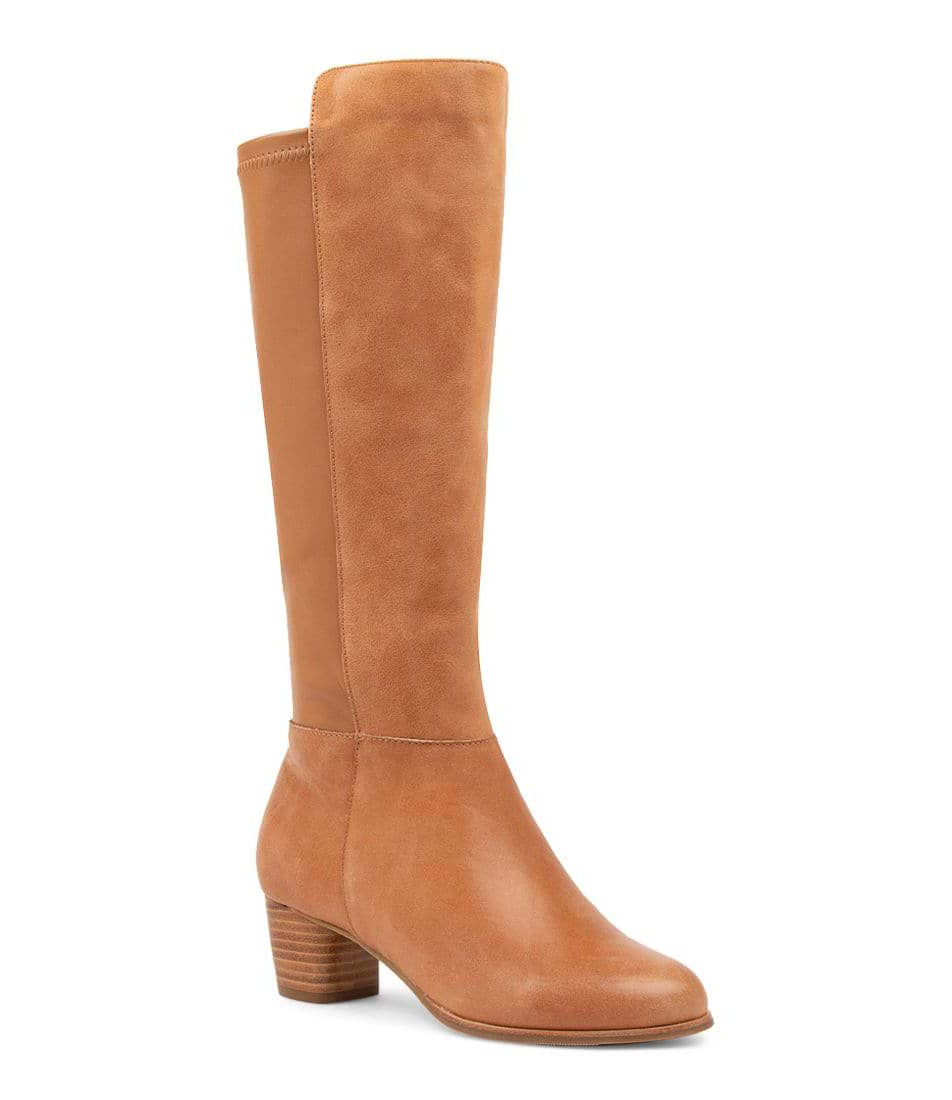 ZIERA GENTRYS TAN - Women High Boots - Collective Shoes 