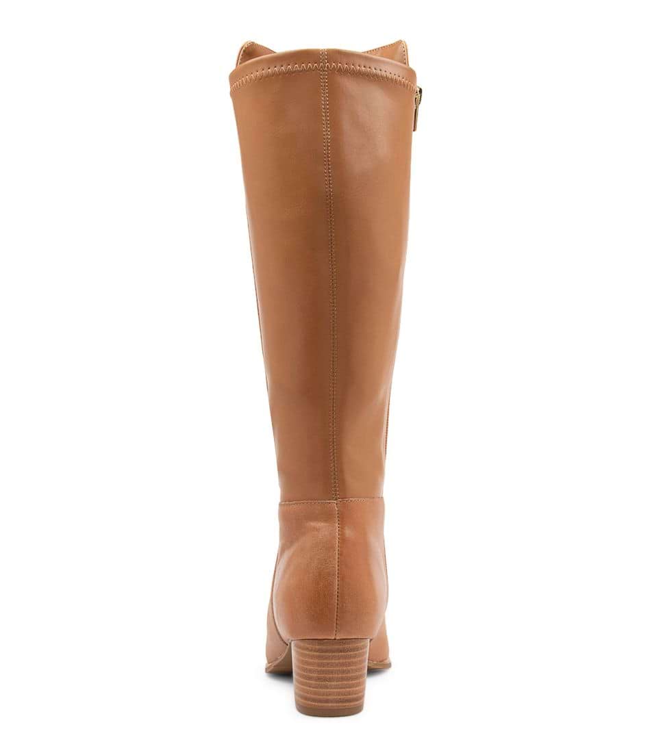 ZIERA GENTRYS TAN - Women High Boots - Collective Shoes 