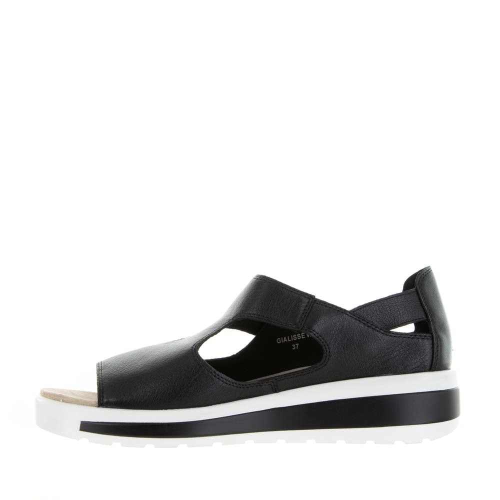 ZIERA GIALISSE BLACK - Women Sandals - Collective Shoes 