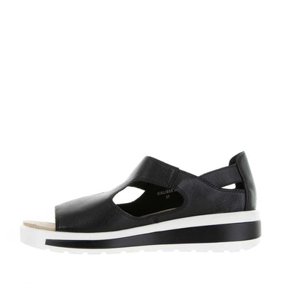 ZIERA GIALISSE BLACK - Women Sandals - Collective Shoes 