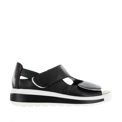 ZIERA GIALISSE BLACK - Women Sandals - Collective Shoes 