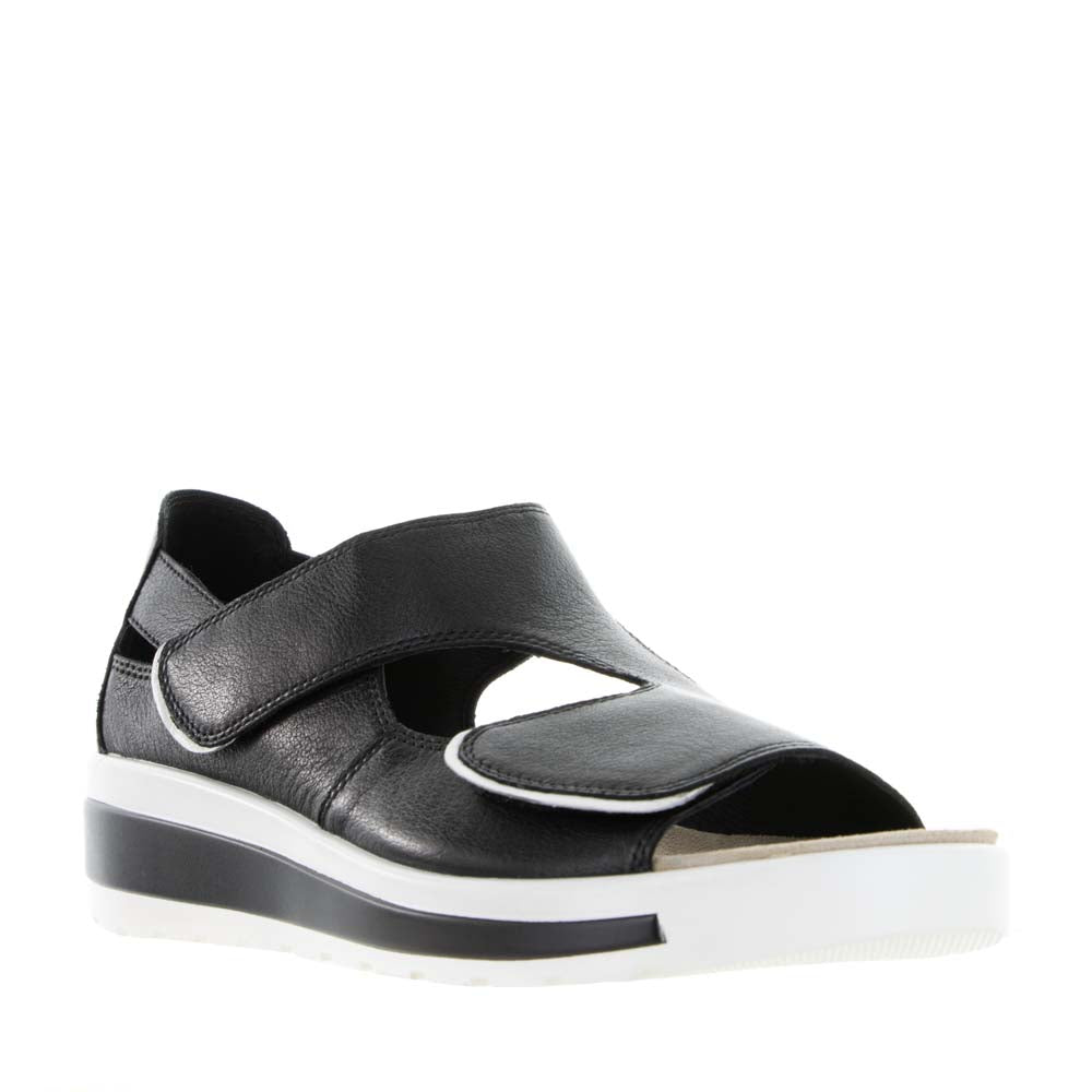 ZIERA GIALISSE BLACK - Women Sandals - Collective Shoes 
