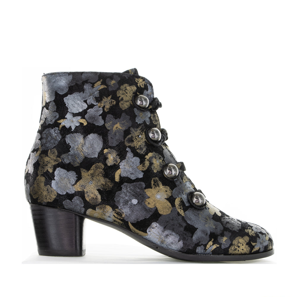 ZIERA GWION BLACK METAL - Women Boots - Collective Shoes 