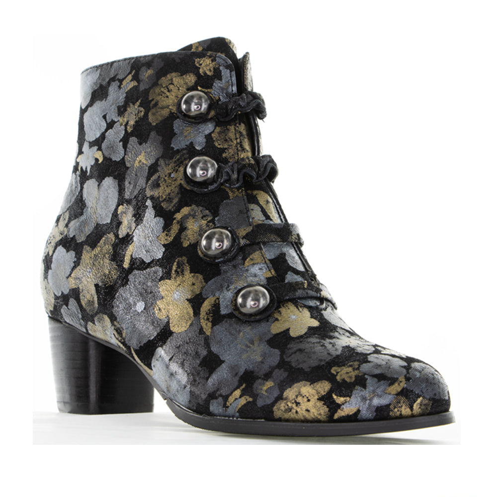 ZIERA GWION BLACK METAL - Women Boots - Collective Shoes 