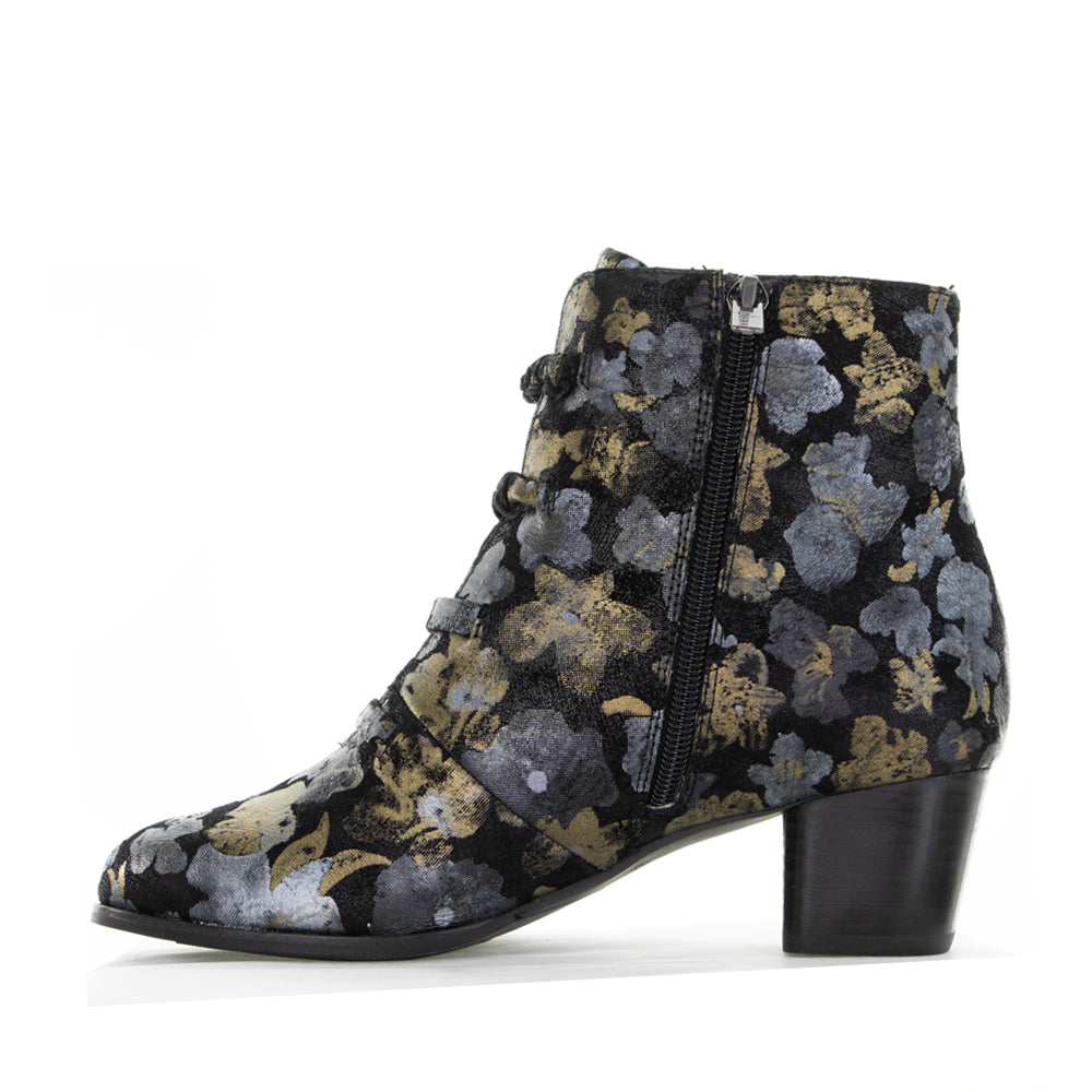 ZIERA GWION BLACK METAL - Women Boots - Collective Shoes 