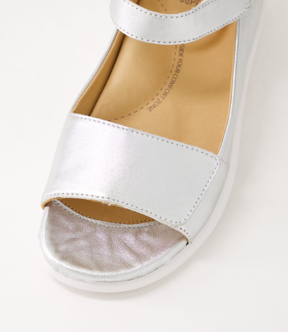 ZIERA ISOLDE SILVER - Women Sandals - Collective Shoes 
