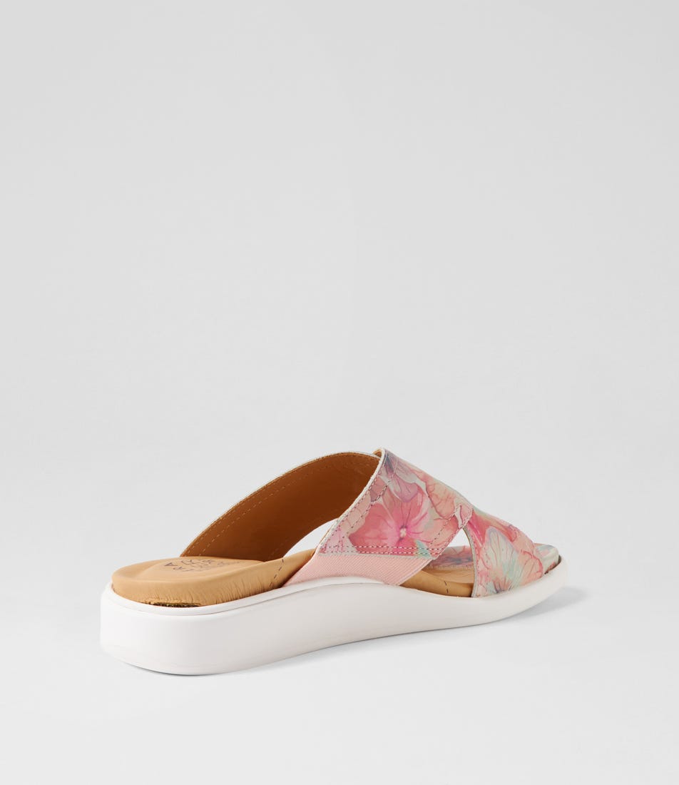 ZIERA IYOLO MELON FLOWER - Women Slides - Collective Shoes 