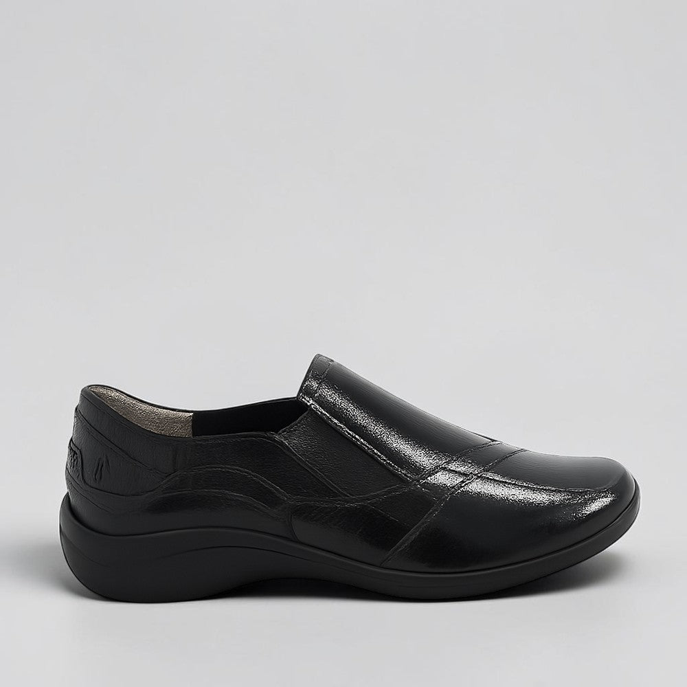 ZIERA JAVA BLACK PATENT - Women Casuals - Collective Shoes 