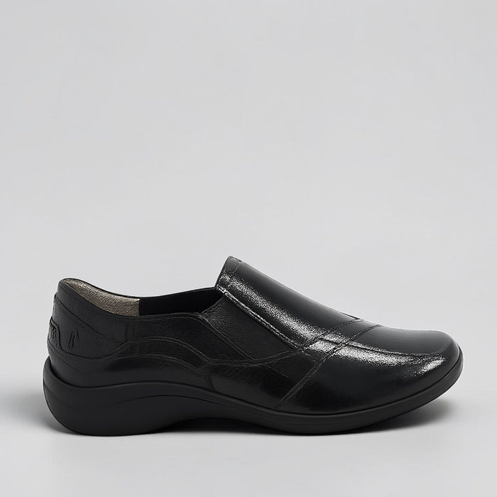 ZIERA JAVA BLACK PATENT - Women Casuals - Collective Shoes 
