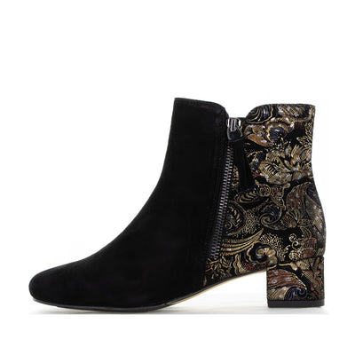 ZIERA KELMAR BLACK ROYAL - Women Boots - Collective Shoes 