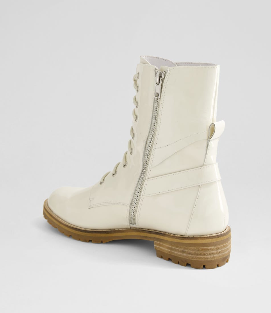 ZIERA MIYOKO IVORY - Women Boots - Collective Shoes 